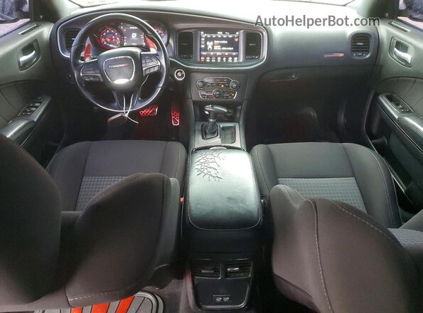 2C3CDXCT8KH692561 2019 DODGE CHARGER Burgundy Widok deski rozdzielczej