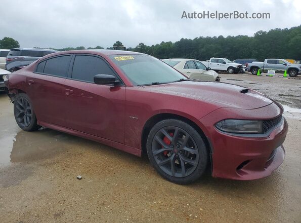 2C3CDXCT8KH692561 2019 DODGE CHARGER Burgundy Przód prawy