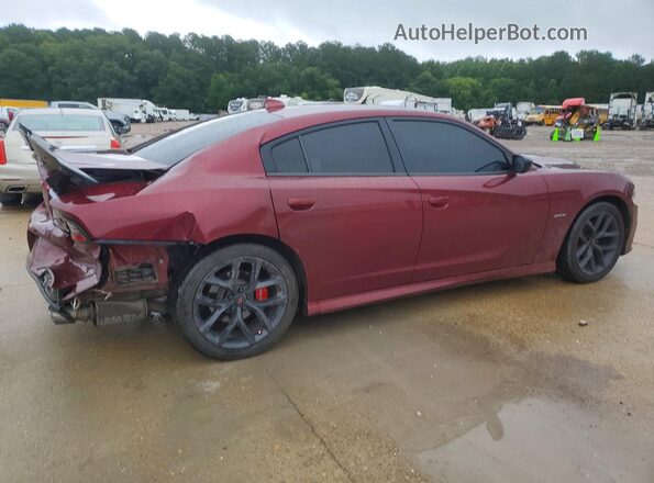 2C3CDXCT8KH692561 2019 DODGE CHARGER Burgundy Tył prawy