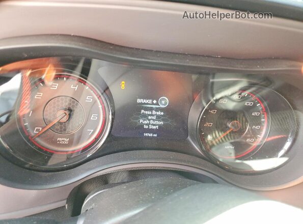 2C3CDXCT8PH535734 2023 DODGE CHARGER White Вид щитка приладів
