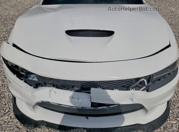 2C3CDXCT8PH535734 2023 DODGE CHARGER White Вид задньої частини салону