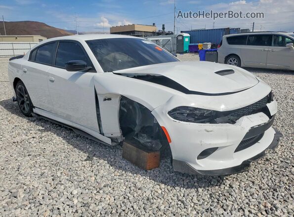 2C3CDXCT8PH535734 2023 DODGE CHARGER White Передня права чверть