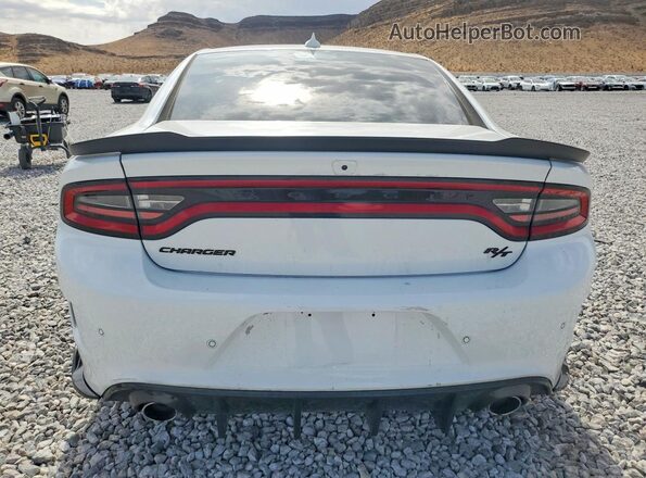 2C3CDXCT8PH535734 2023 DODGE CHARGER White Вид ззаду