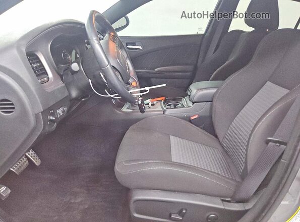 2C3CDXCT8PH598171 2023 DODGE CHARGER Gray წინა სალონის ხედი