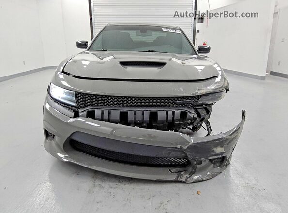 2C3CDXCT8PH598171 2023 DODGE CHARGER Gray წინა ხედი