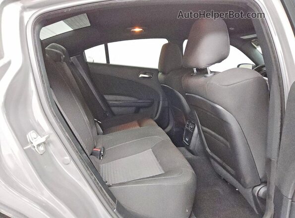 2C3CDXCT8PH598171 2023 DODGE CHARGER Gray უკანა სავარძლების ხედი