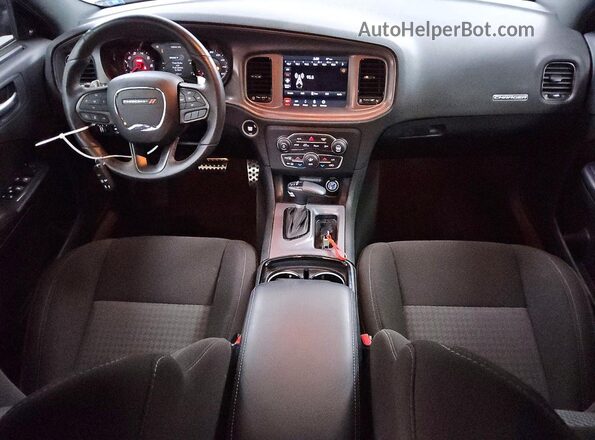 2C3CDXCT8PH598171 2023 DODGE CHARGER Gray წინა პანელის ხედი