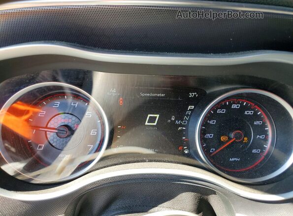 2C3CDXCT9JH122308 2018 DODGE CHARGER Orange Вид щитка приладів