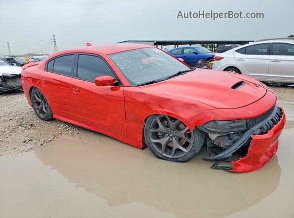 2C3CDXCT9KH633356 2019 DODGE CHARGER Red წინა მარჯვენა