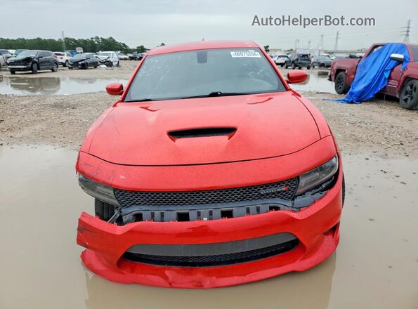 2C3CDXCT9KH633356 2019 DODGE CHARGER Red წინა ხედი
