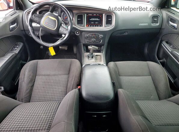 2C3CDXCT9KH633356 2019 DODGE CHARGER Red წინა პანელის ხედი