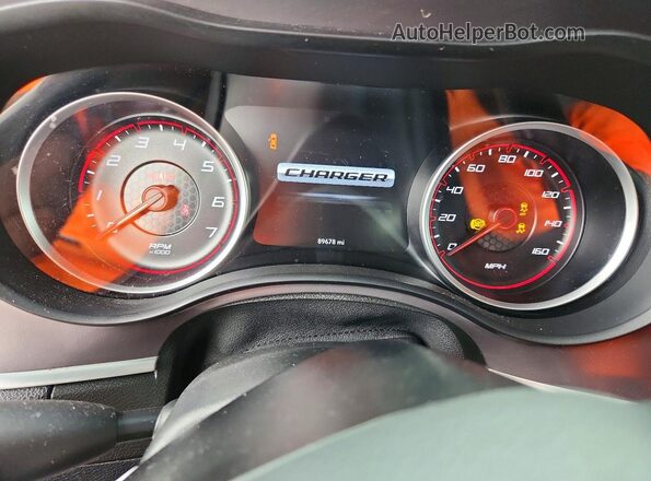 2C3CDXCT9MH638656 2021 DODGE CHARGER Silver Instrument cluster view