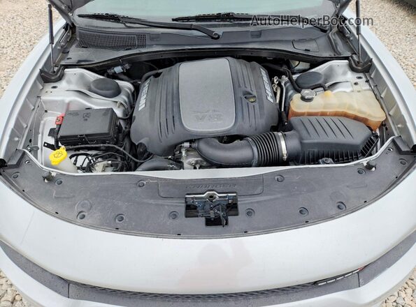 2C3CDXCT9MH638656 2021 DODGE CHARGER Silver Rear interior view