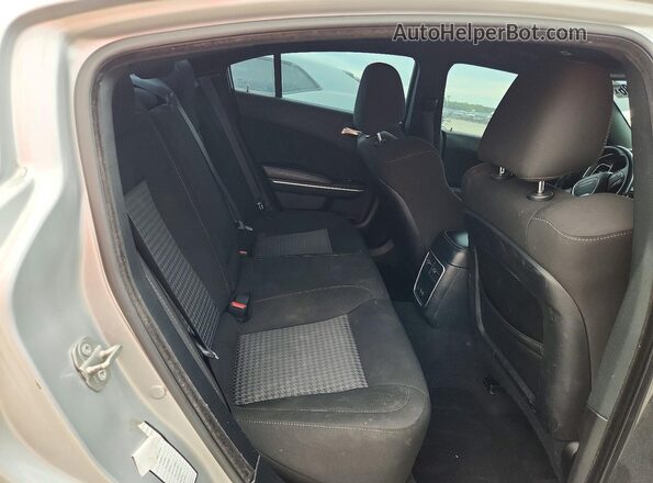 2C3CDXCT9MH638656 2021 DODGE CHARGER Silver Rear seats view