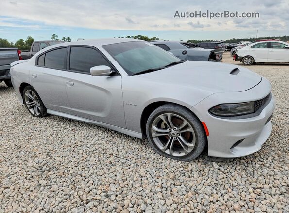 2C3CDXCT9MH638656 2021 DODGE CHARGER Silver Front right