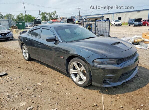 2C3CDXCTXJH247737 2018 DODGE CHARGER Black Передня права чверть