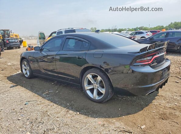 2C3CDXCTXJH247737 2018 DODGE CHARGER Black Задня ліва чверть