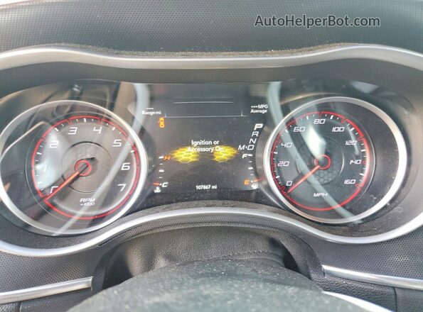 2C3CDXCTXJH247737 2018 DODGE CHARGER Black Вид щитка приладів