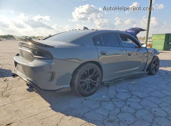 2C3CDXCTXJH295139 2018 DODGE CHARGER Gray უკანა მარჯვენა