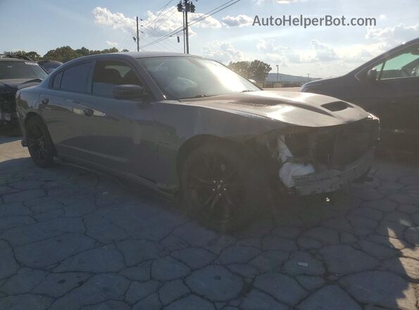 2C3CDXCTXJH295139 2018 DODGE CHARGER Gray წინა მარჯვენა