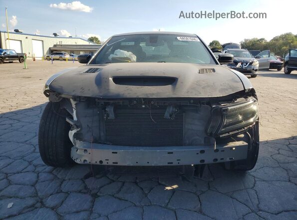 2C3CDXCTXJH295139 2018 DODGE CHARGER Gray წინა ხედი