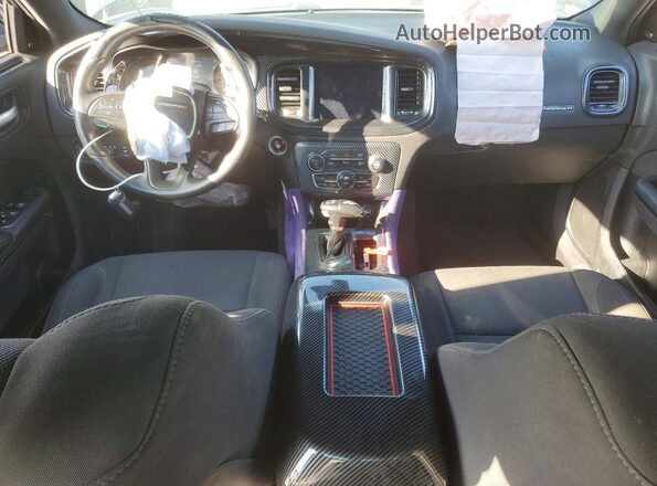 2C3CDXCTXJH295139 2018 DODGE CHARGER Gray წინა პანელის ხედი