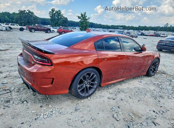 2C3CDXGJ1LH221863 2020 DODGE CHARGER Orange Rear right