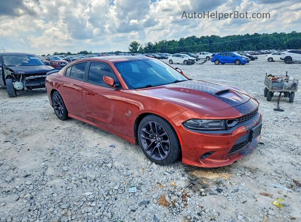 2C3CDXGJ1LH221863 2020 DODGE CHARGER Orange Front right