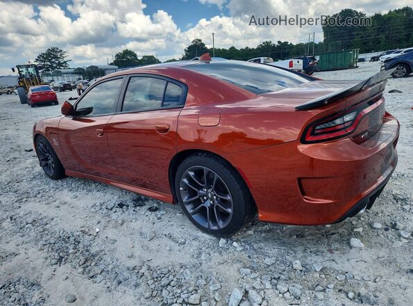 2C3CDXGJ1LH221863 2020 DODGE CHARGER Orange Rear left