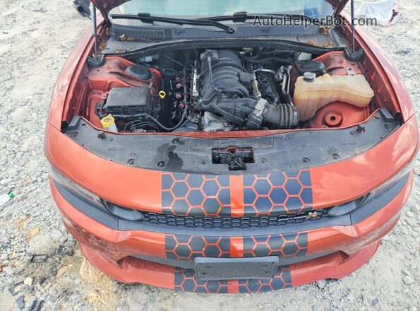 2C3CDXGJ1LH221863 2020 DODGE CHARGER Orange Rear interior view