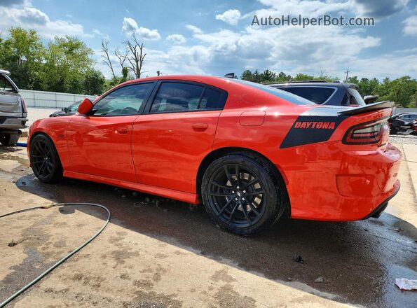 2C3CDXGJ1NH237113 2022 DODGE CHARGER Orange Задня ліва чверть