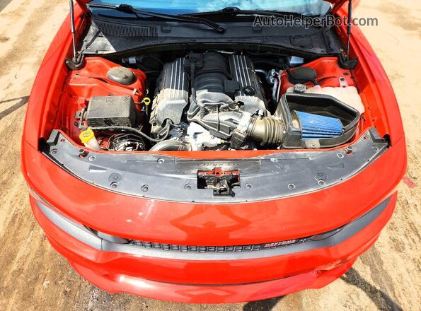 2C3CDXGJ1NH237113 2022 DODGE CHARGER Orange Вид задньої частини салону