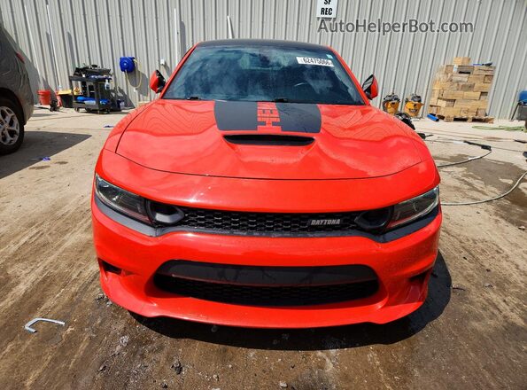 2C3CDXGJ1NH237113 2022 DODGE CHARGER Orange Вид спереду