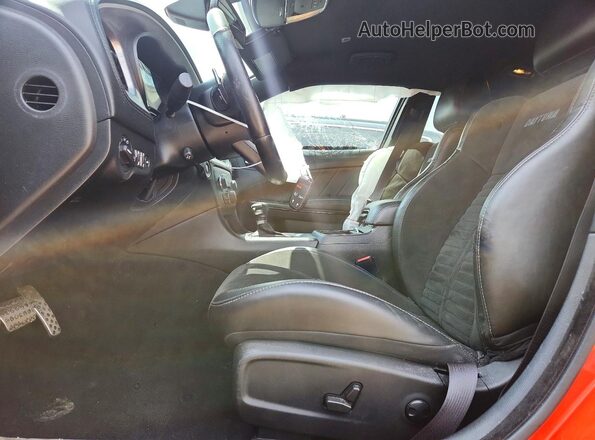 2C3CDXGJ1NH237113 2022 DODGE CHARGER Orange Вид салону спереду