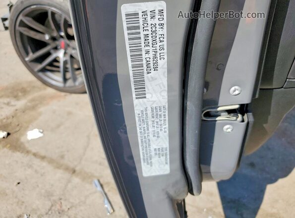 2C3CDXGJ1PH629284 2023 DODGE CHARGER Gray VIN კოდის სტიკერის ხედი