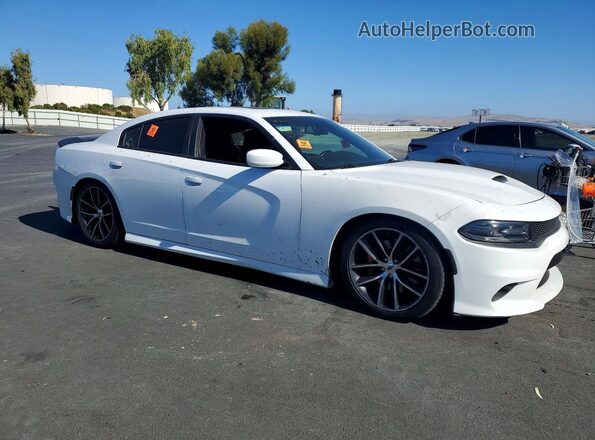 2C3CDXGJ2HH639307 2017 DODGE CHARGER White Delantero derecho
