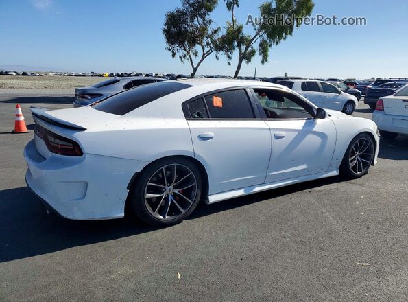2C3CDXGJ2HH639307 2017 DODGE CHARGER White Trasero derecho