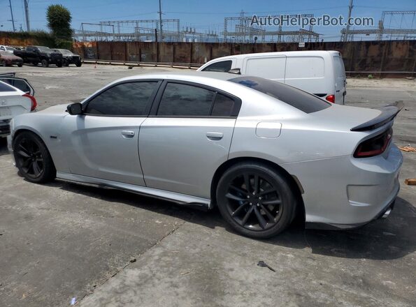 2C3CDXGJ4KH661607 2019 DODGE CHARGER Серебряный Задняя левая четверть