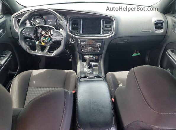 2C3CDXGJ4KH661607 2019 DODGE CHARGER Серебряный Вид панели приборов