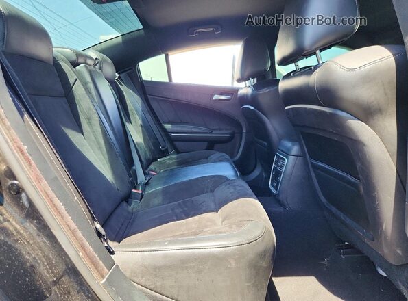 2C3CDXGJ5KH572760 2019 DODGE CHARGER Black Vista de los asientos traseros