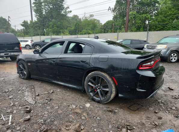 2C3CDXGJ5KH662748 2019 DODGE CHARGER Черный Задняя левая четверть