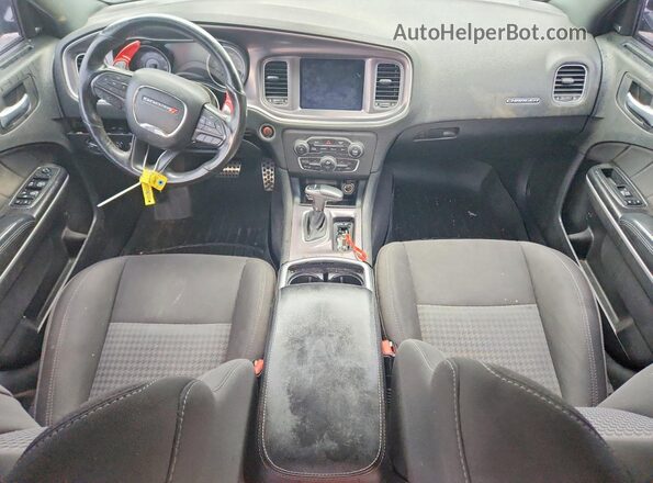 2C3CDXGJ5KH662748 2019 DODGE CHARGER Черный Вид панели приборов