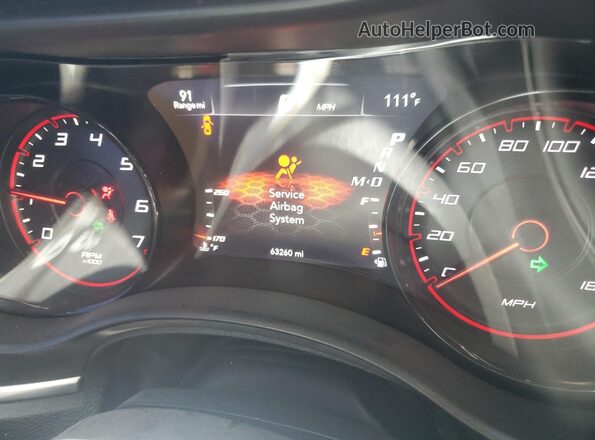 2C3CDXGJ6KH650592 2019 DODGE CHARGER Green Вид щитка приладів