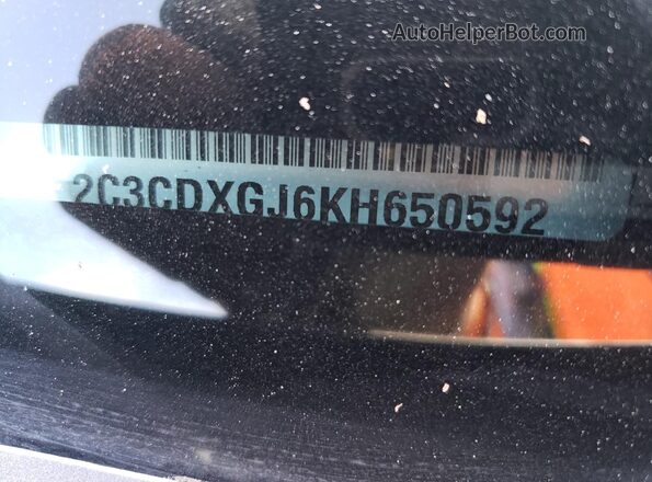 2C3CDXGJ6KH650592 2019 DODGE CHARGER Green Вид підкапотного простору