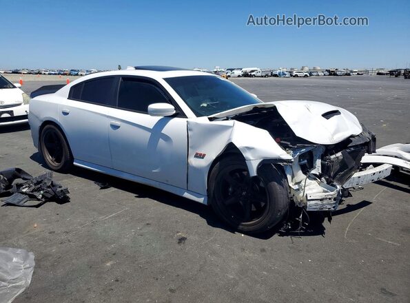 2C3CDXGJ6KH665111 2019 DODGE CHARGER Белый Передняя правая четверть