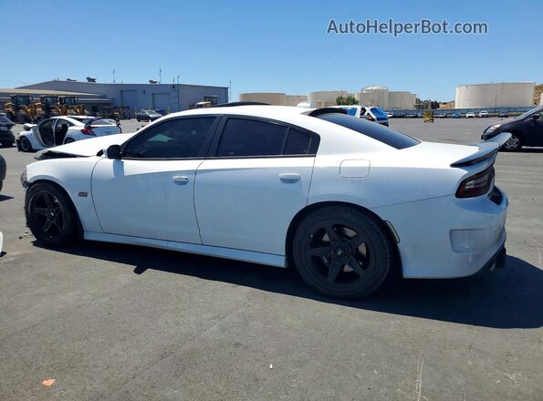 2C3CDXGJ6KH665111 2019 DODGE CHARGER Белый Задняя левая четверть