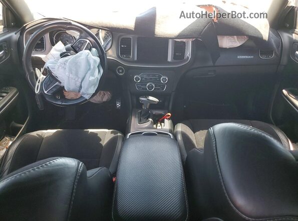 2C3CDXGJ6KH665111 2019 DODGE CHARGER Белый Вид панели приборов