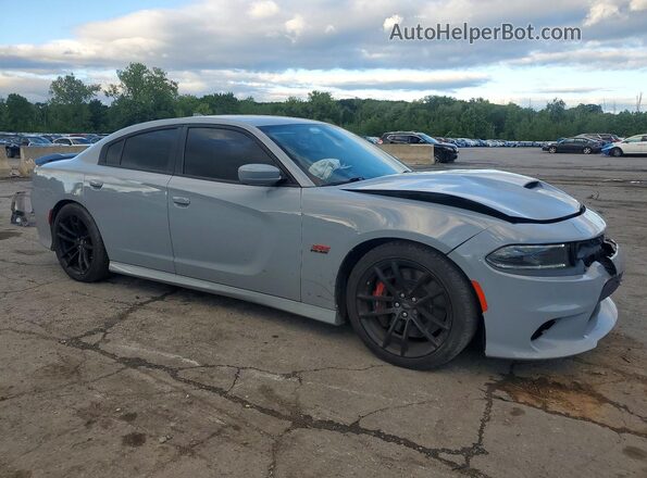 2C3CDXGJ6NH195375 2022 DODGE CHARGER Gray Передня права чверть