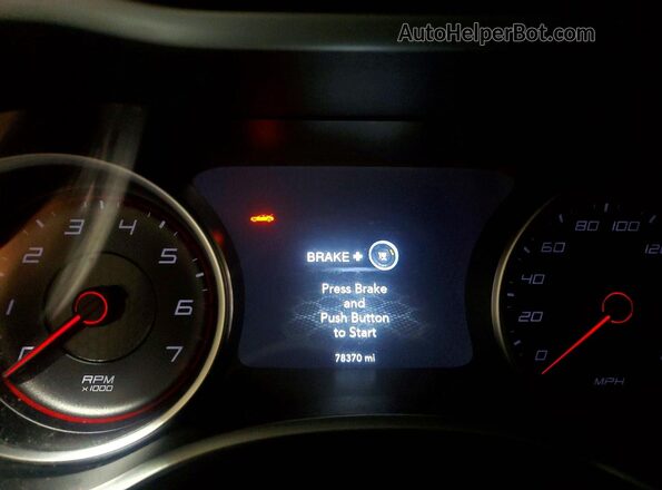 2C3CDXGJ7HH643577 2017 DODGE CHARGER White Instrument cluster view