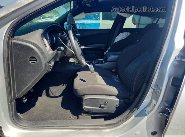 2C3CDXGJ7KH613065 2019 DODGE CHARGER Gray Вид салону спереду